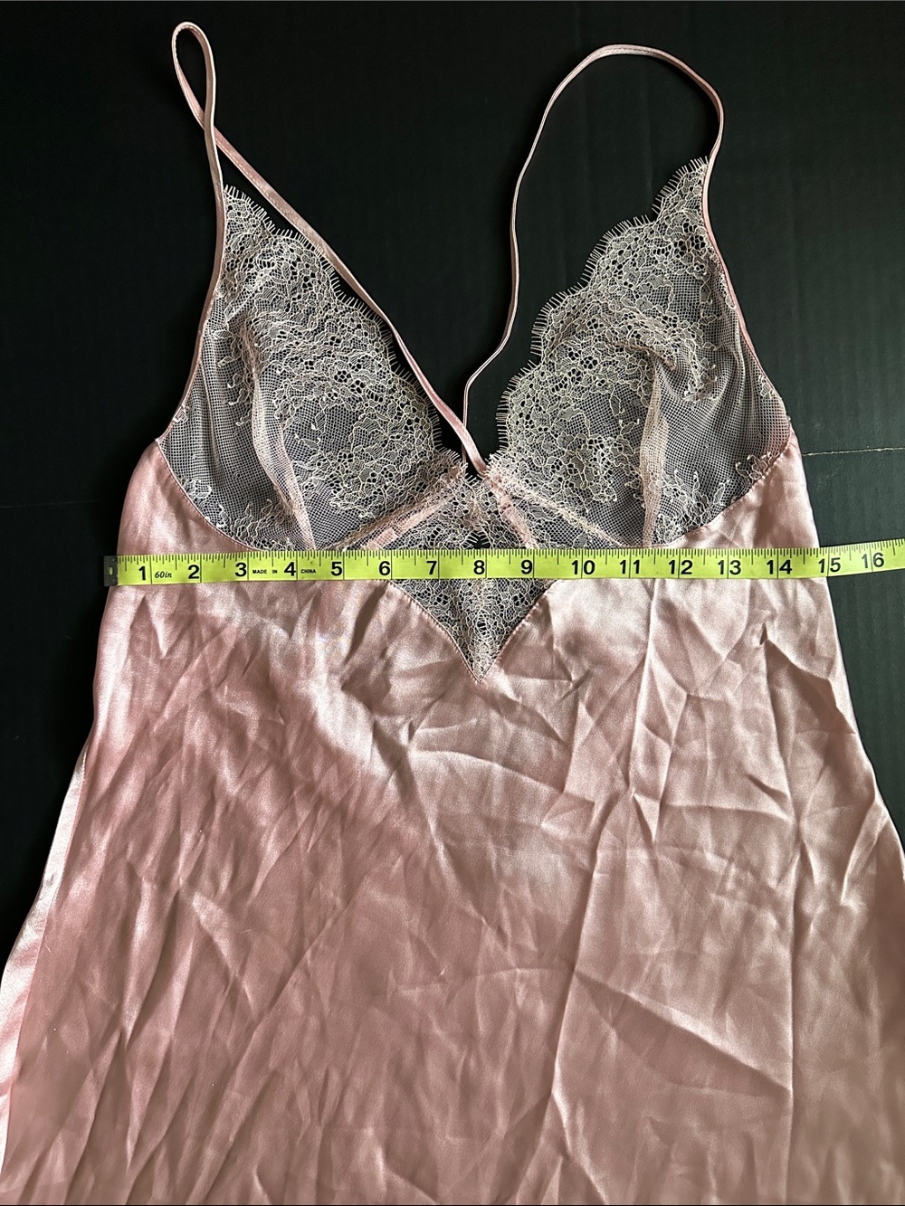 Victoria’s Secret Silky Chemise / Lace-Trim Slip - Dusty Pink - Picture 7 of 14